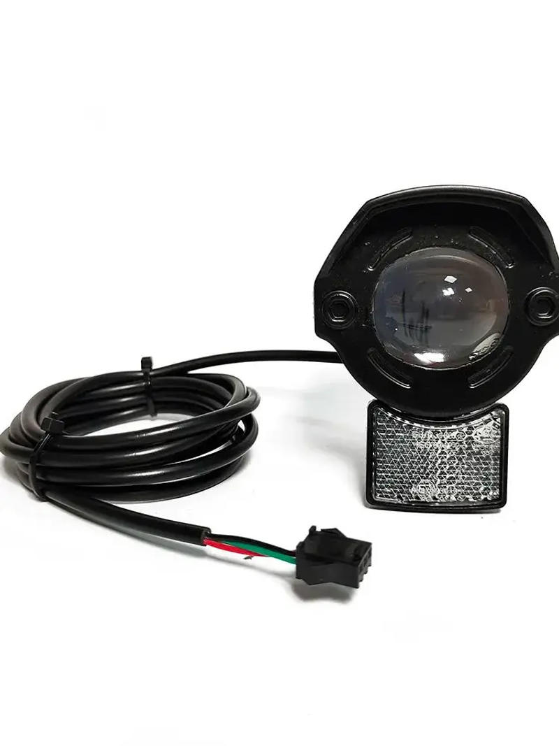 Description Picture 2 of itemElectric bicycle headlight Horn Led 9w 12v 24v 36v 48v 52v 60v 72v 650lm 3500lux