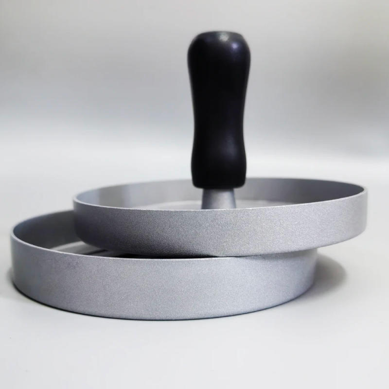 Description Picture 5 of itemBurger Press Aluminum Non-Stick Hamburger Patty Maker with 100 Wax Papers for BBQ