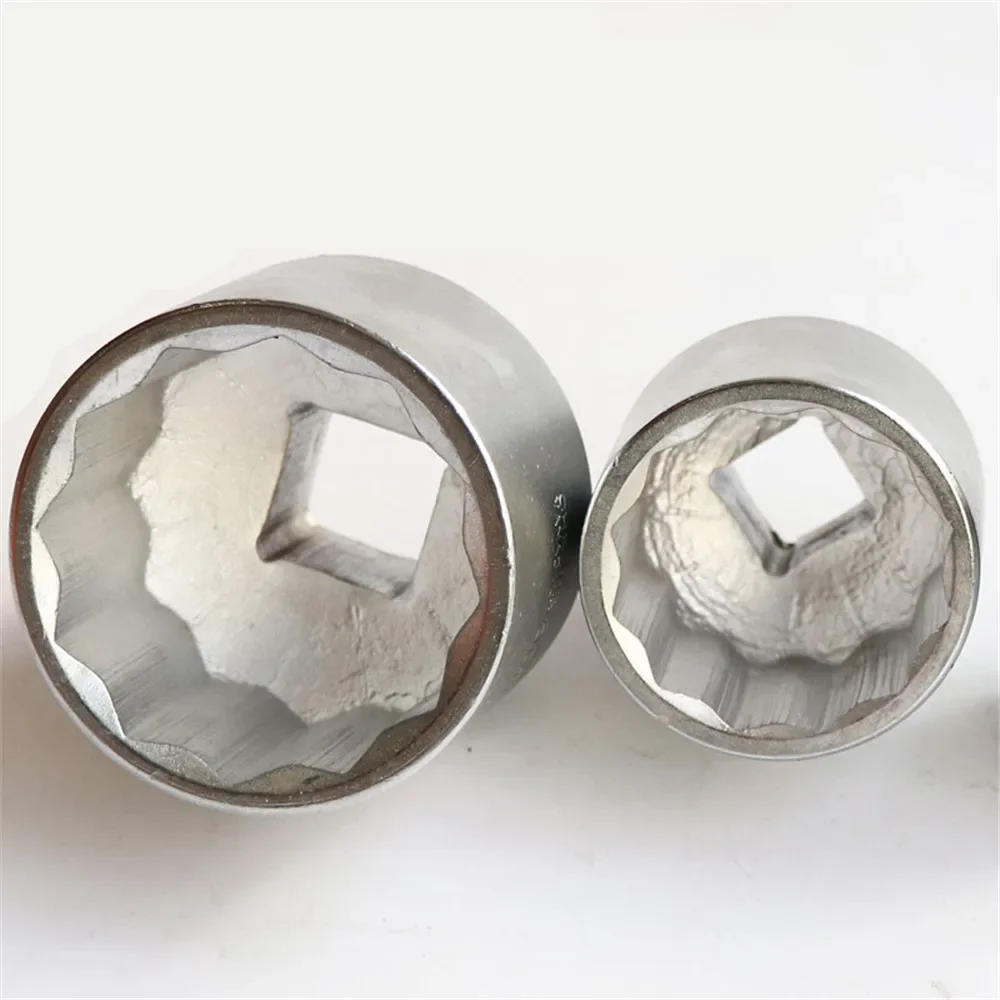 Description Picture 3 of item12 Point Nut 36mm Jumbo Socket 45# 3/4"Inch Steel Bit Ratchet Wrench Heavy Duty Plum Blossom Sockets Maintenance Hardware Tools