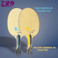 Original 729 Friendship Yellow ALC Table Tennis Blade 5 Wood 2 AD Aryl Carbon Professional Table Tennis Blade Blue ALC Offensive