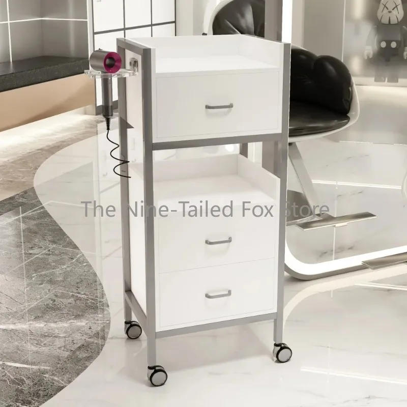 Description Picture 6 of itemBeauty Salon Tray Auxiliary Car Wheels Cleaning Cart Professional Furniture Hairdresser Aesthetic Carrello Reception Barber