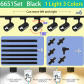 1 Set black(6651)