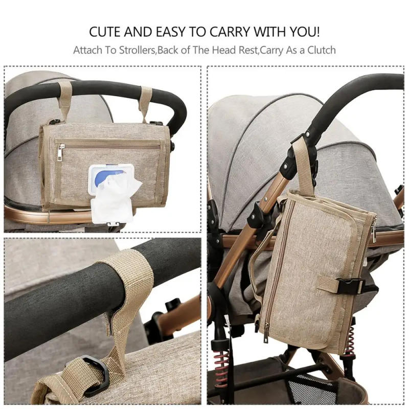 Description Picture 6 of itemPortable Changing Pad Waterproof Compact Detachable Changing Station Foldable Travel Changing Station With Large Capacity Fits