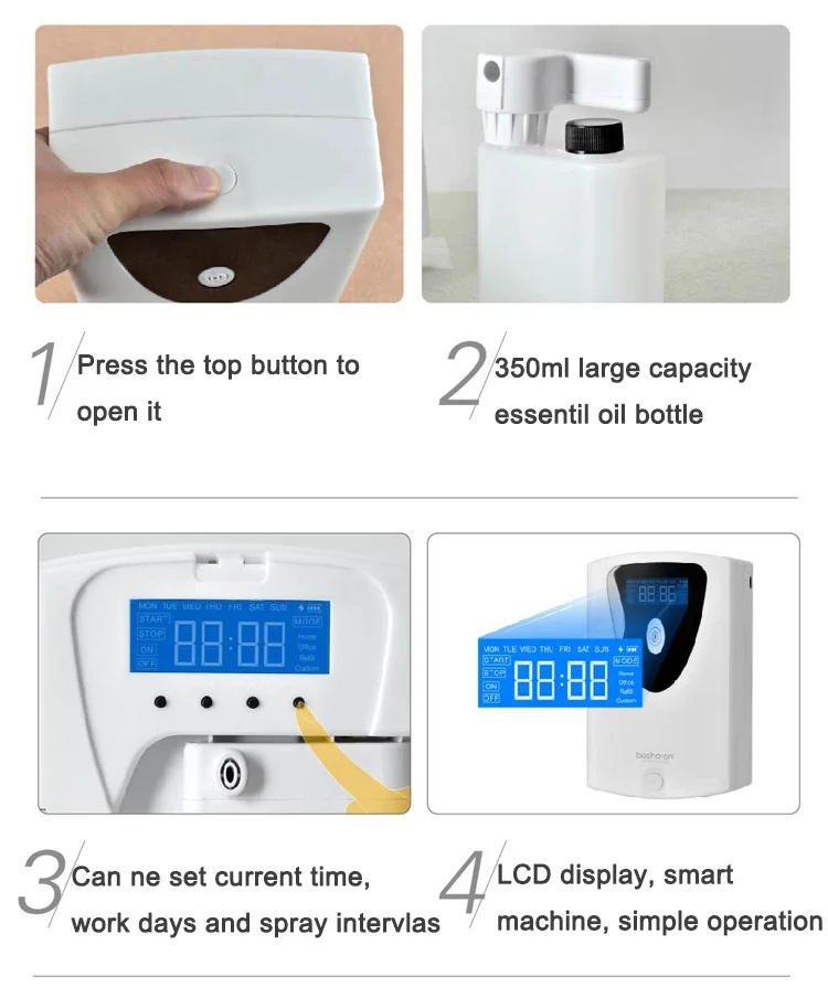 Description Picture 4 of itemAromatherapy MachineSmart Home Appliances Aroma Diffuser Air Quality Plug In Wall Mounted Nebulizer Aromatherapy Essential Oil E