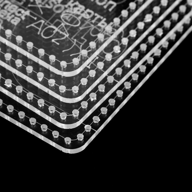 Description Picture 4 of itemDIY Acrylic Template Fashion Cute Women's Handbag Leather Craft Pattern DIY Template Sewing Pattern