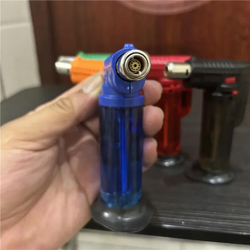 Description Picture 2 of itemButane Gas Lighter Windproof Direct-Flush Torch Lighter Cigarette Accessories Kitchen Barbecue Gadgets