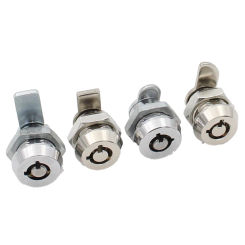 1x Cam Lock Round Key Mailbox Cylinder Nut Zinc Alloy Plunger Push Lock For Sliding Glass Door Showcase Lock Furniture Cabinet