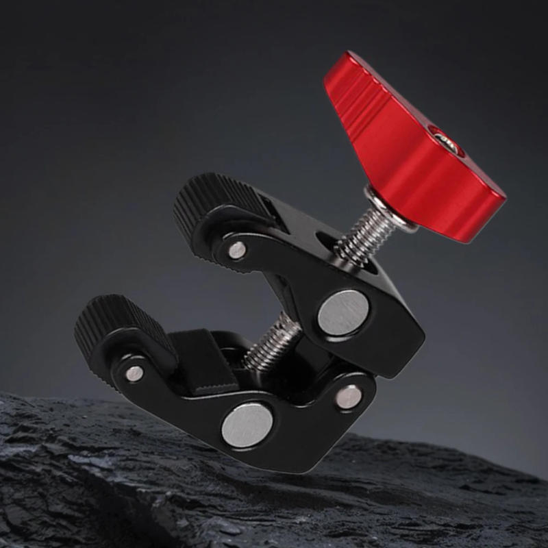 Description Picture 6 of itemMetal Super Clamp with 1/4in and 3/8in Thread Clip Photography Super Clamp Super Holder Stand for DSLR Cameras Light Stand