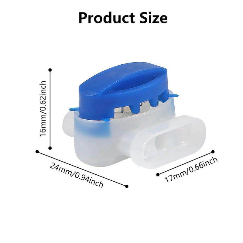 Description Picture 3 of item20PCS 3 Way Wire Connectors Locks Wire Connectors Electrical IDC 314-BOX Wire Connectors 22-14 AWG for Robotic Lawn Mowers