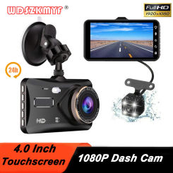 4-inch Dash Cam for Cars 1080P Touch Screen Car DVR Video Recorder Rear View Camera for Vehicle 24H Parking Monitor Black Box