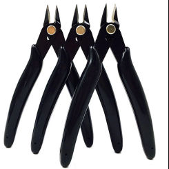 Electrical Wire Cable Cutters Cutting Side Snips Flush Pliers Nipper Anti-slip Rubber Mini Diagonal Pliers Hand Tools