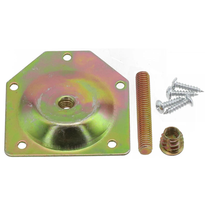 Description Picture 6 of item4pcs Angled Wood Legs Fixing Plate Bracket Furniture Table Feet Set W/Screws For 3cm-4cm Solid Wood Legs Connection