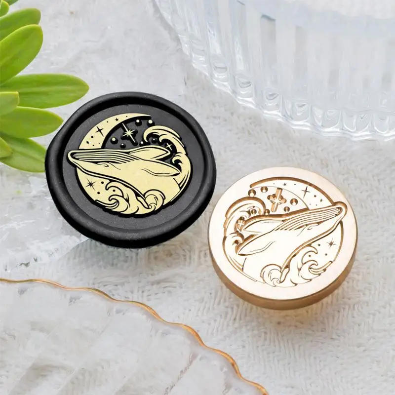 Description Picture 6 of itemFantasy Animal Series Element Pattern Wax Seal Stamp Copper Head Retro Stamp Shape Sealing Scrapbooking Craft Wedding Decorative