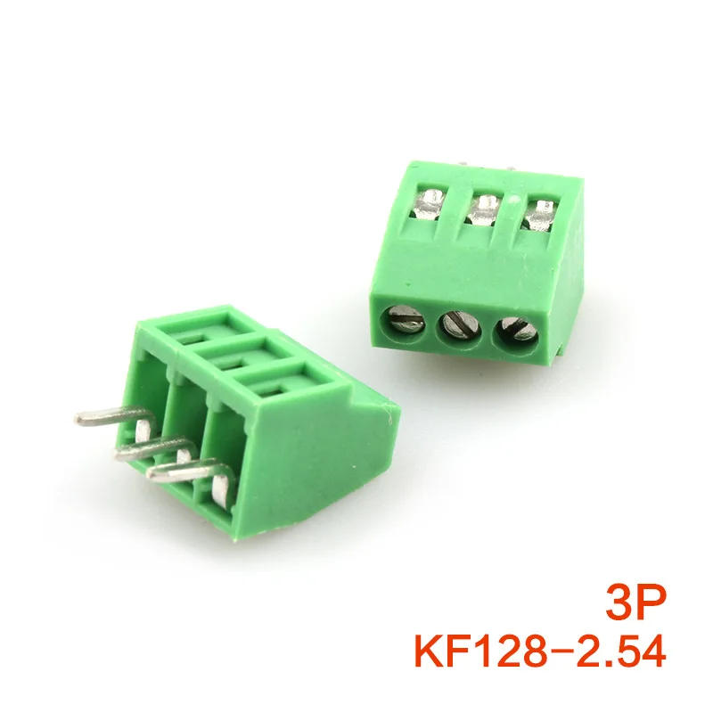 Description Picture 6 of item100pcs KF128 4P 2.54MM Pitch PCB Screw Terminal Block Splice Terminal KF128-2.54 Splice Terminal Connector