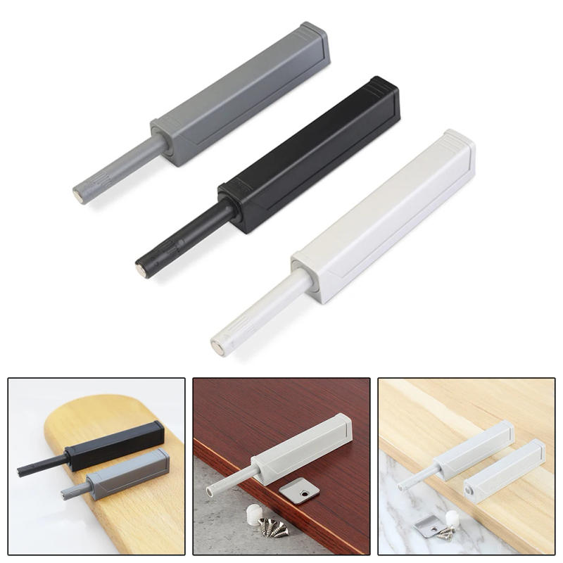 Description Picture 3 of itemDrawer Door Cabinet Push To Open Door Catch Magnetic Tip Latch Touch Release DIY Open Cabinet Handle Soft Closer Cabinet
