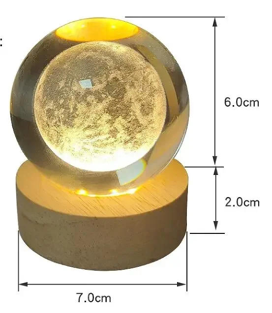 Description Picture 2 of itemCreative Luminous Crystal ball Cross Church Fellowship Event Jesus Souvenir glass ball Birthday Gift Office Desktop Decoration