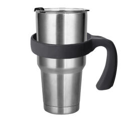 2 Pcs Tumbler Handle Travel Mug Handles for 20/32oz Tumbler Cup Accessories Attachment Ergonomic Grip Anti Slip Car Cup Holders