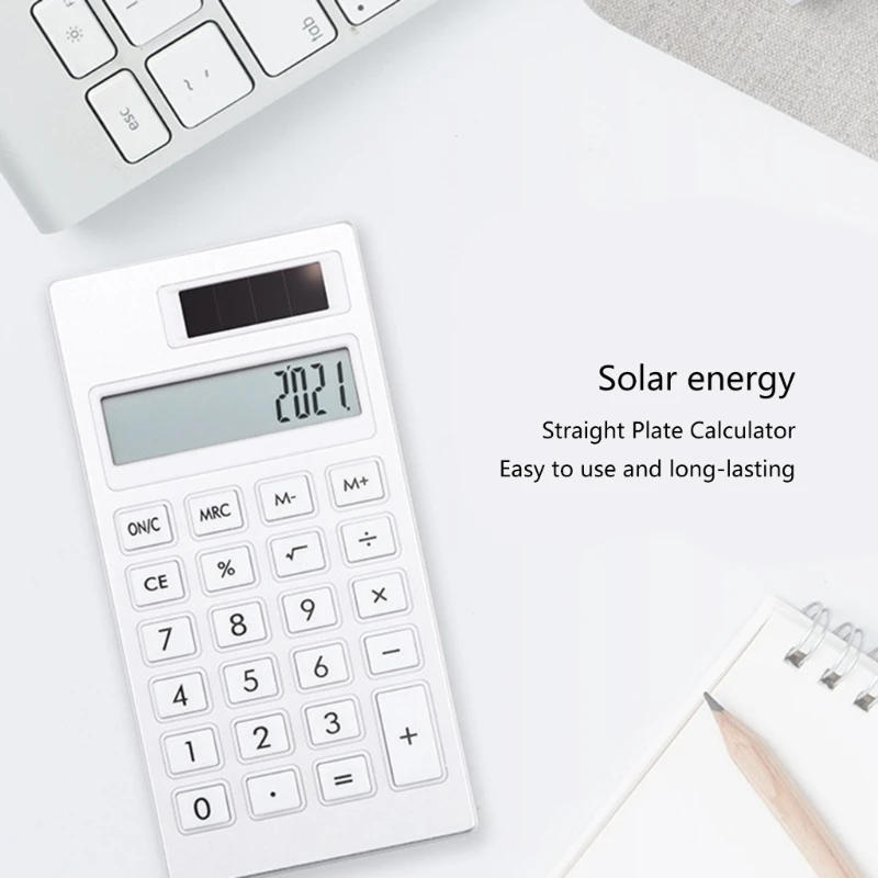 Description Picture 5 of item12Bit Desk Calculator Student Calculators Thin Easy to Carry and Use for Office and School