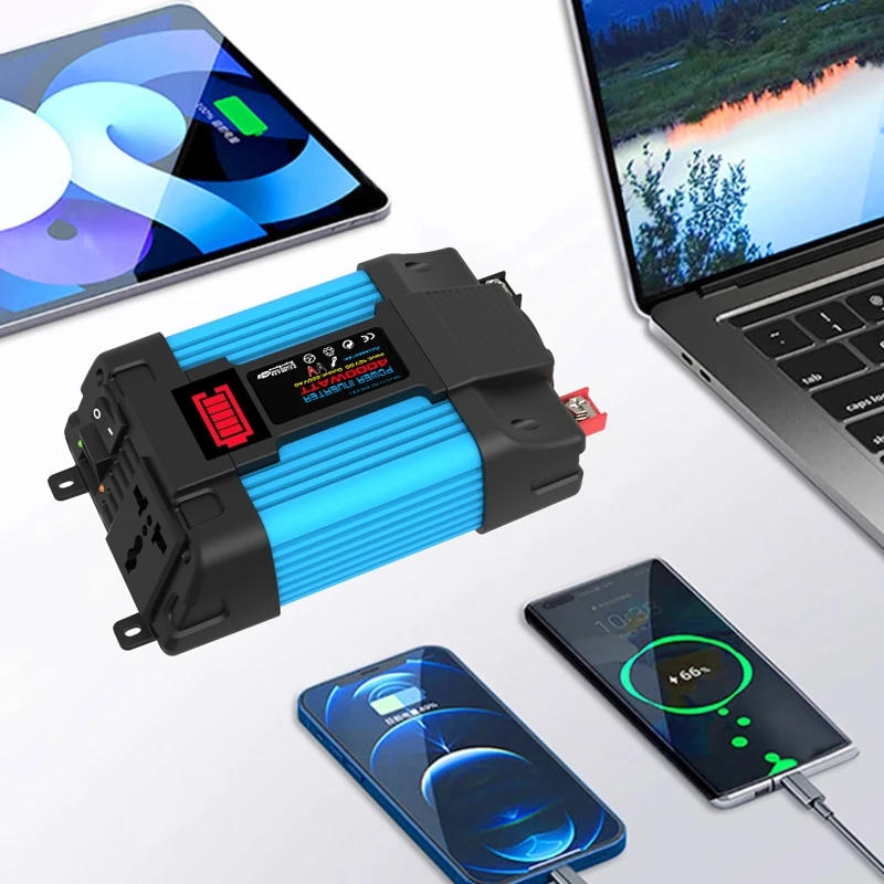 Description Picture 5 of item4000/6000W Inverter DC AC110/220V Car Voltage Converter Charger Adapter Dual USB Voltage Transformer Power Modified Sine Wave