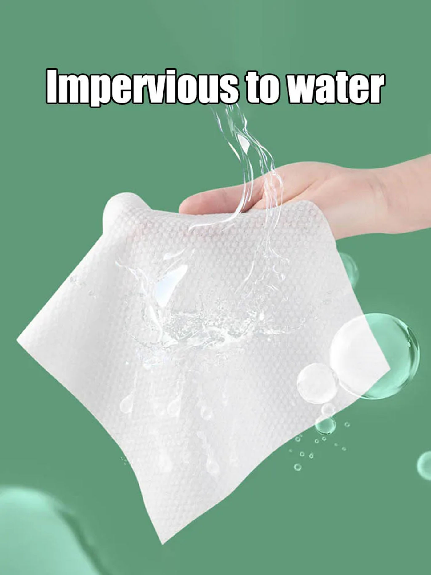 Description Picture 6 of item100 Puff Facial Towel Cleaning Towel Dry And Wet Dual-Purpose Makeup Disposable Facial Cleanser Pure Cotton Thickened Pearl