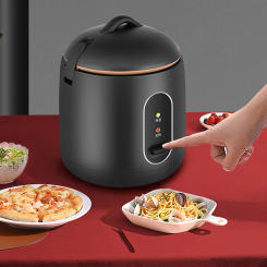 1.2L Mini Rice Cooker Multifunction 200W Power Full Automatic Portable Rice Cooker for Home Dorm Travel 220V