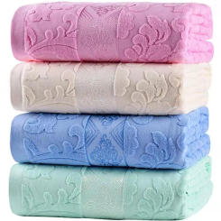Summer Blankets For Beds Soft Warm 100% Cotton Single Double Size Solid Jacquard Summer Quilts Bedspread Towel Blankets