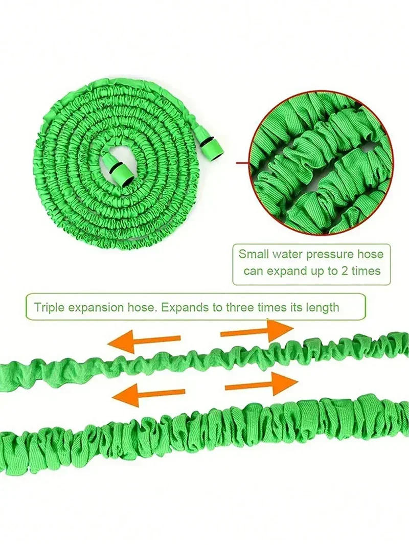 Description Picture 4 of item10m 5m Garden Hose Magic Water Pipes Home Garden Watering Hoses High-Pressure Car Wash 7 Water Spraying Functions Water Gun