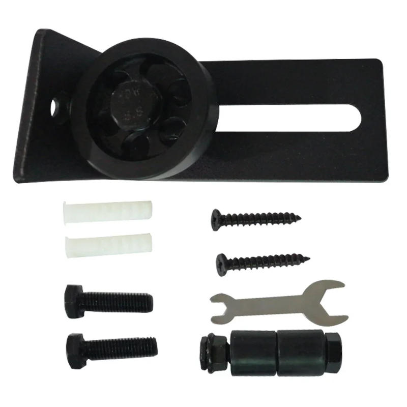 Description Picture 6 of itemAdjustable Sliding Barn Door Guide, Stable Flat Bottom Floor Guide, Low Noise Carbon Steel Stay Roller Hardware for Home with F