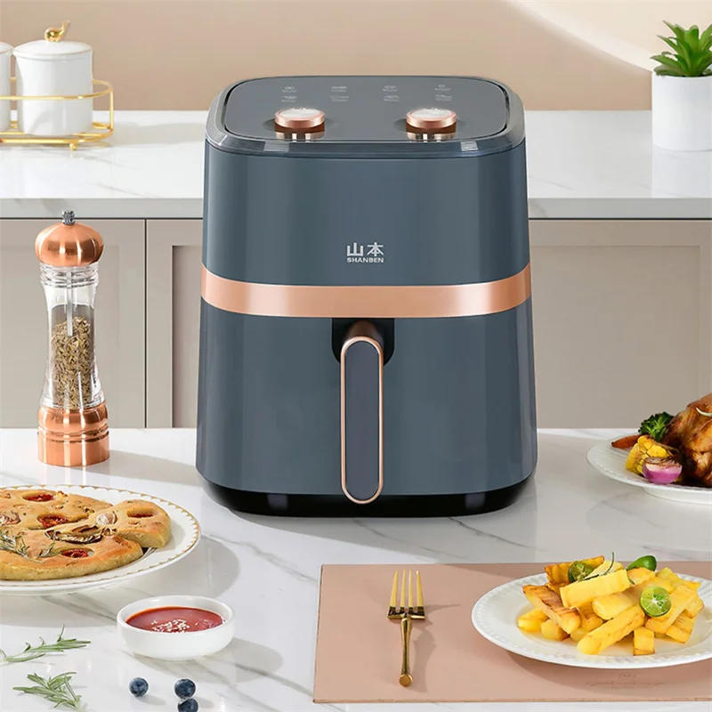 Description Picture 3 of item6L Large Capacity Air Fryer Without Oil Smart Multi-function Oven Electric Air Fryer Accessories Deep Fryer Kitchen Appliances