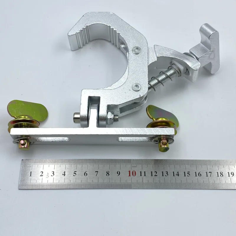 Description Picture 4 of item2Pcs LED Moving Head Folding Clamp Aluminum Truss Fast Lock Hook Mobile Stage DJ Moving Light Mount 150KG 42-61mm Tube 230W 200W