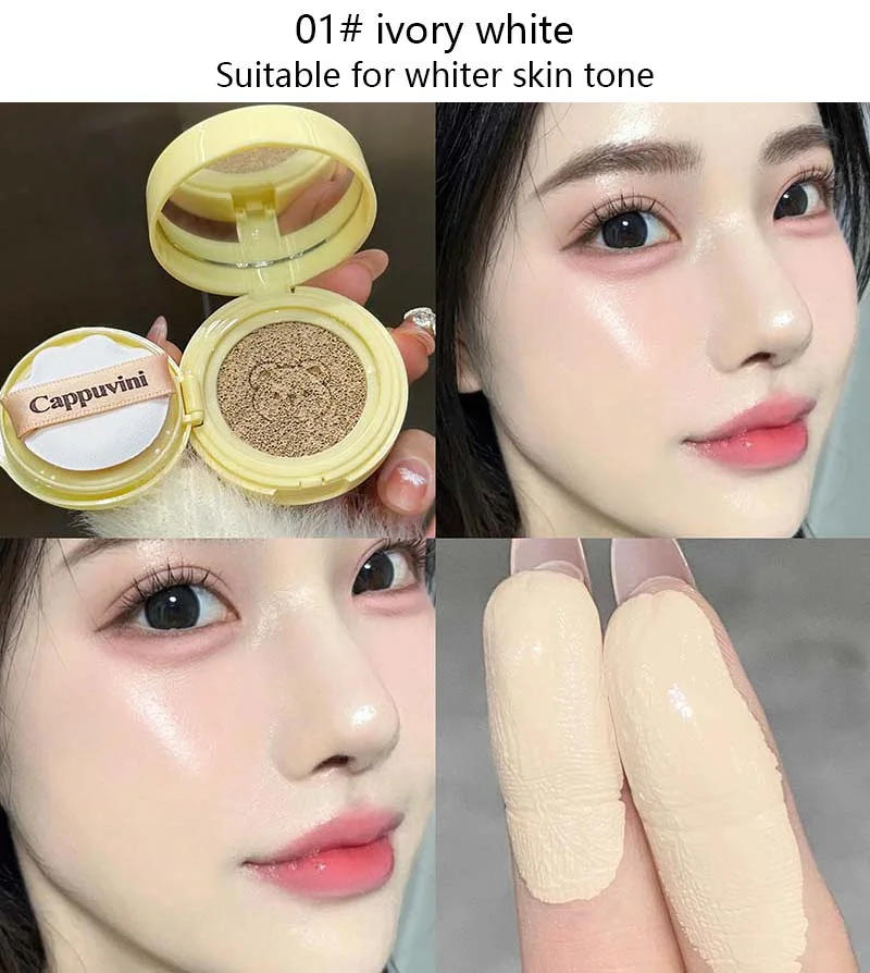 Description Picture 6 of itemAir Cushion Foundation Naturally Lasting Face Concealer Moisturizing Waterproof Brighten Foundation Cream Base Makeup Cosmetics