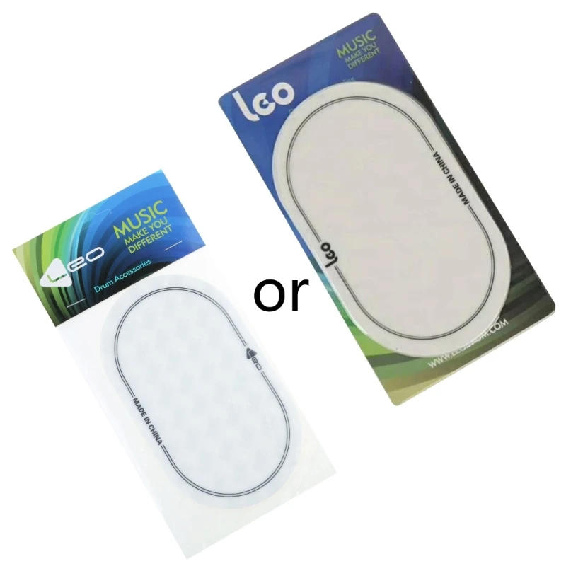Description Picture 4 of item2Pcs Double/Single Pedal Bass Drum Patch Drumheads Protector Drum Percussion Instrument Accessories Replacement Gifts
