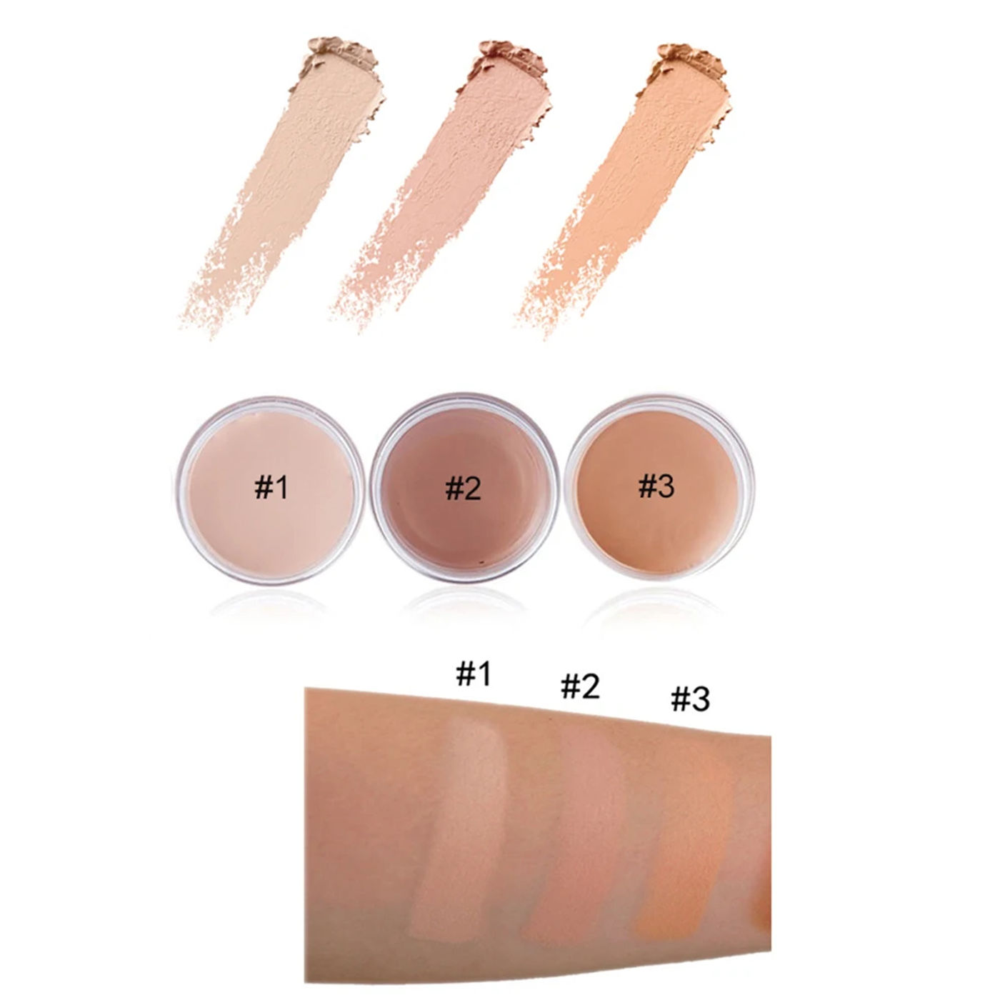Description Picture 3 of itemPOPFEEL Single Color Concealer - Multi-Use Cream for Covering Facial Imperfections, Spots, Pimples, and Body Tattoos.