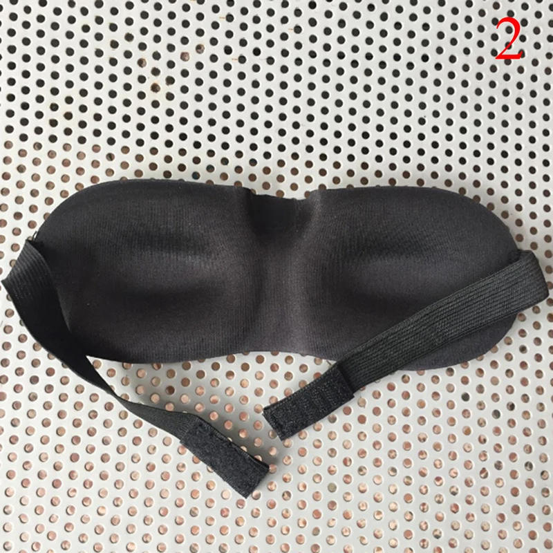 Description Picture 5 of item3D Sleeping Blindfold Eye Mask 1 Pc 2 Styles Travel Sleep Soft Natural Padded Shade Cover Rest Relax Eye Patch For Women Men