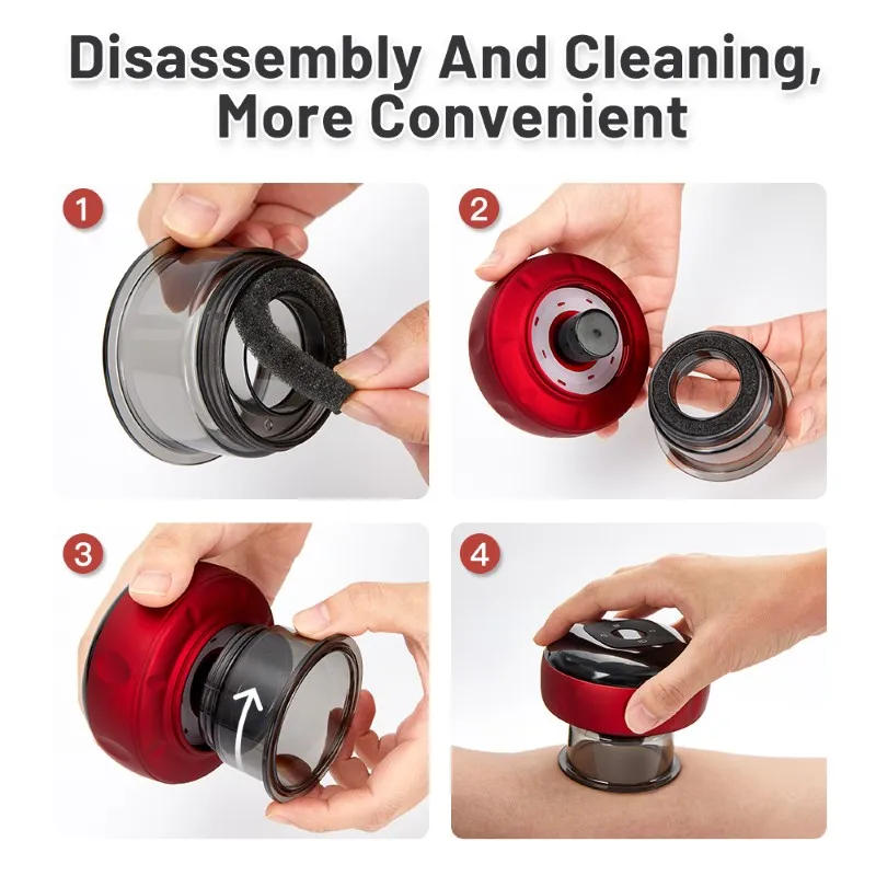 Description Picture 4 of itemMedical Chinese Electric Vacuum Cupping Therapy Set Skin Scraping Massage Guasha Wireless Slimming Body Fat Burner Smart Cupping