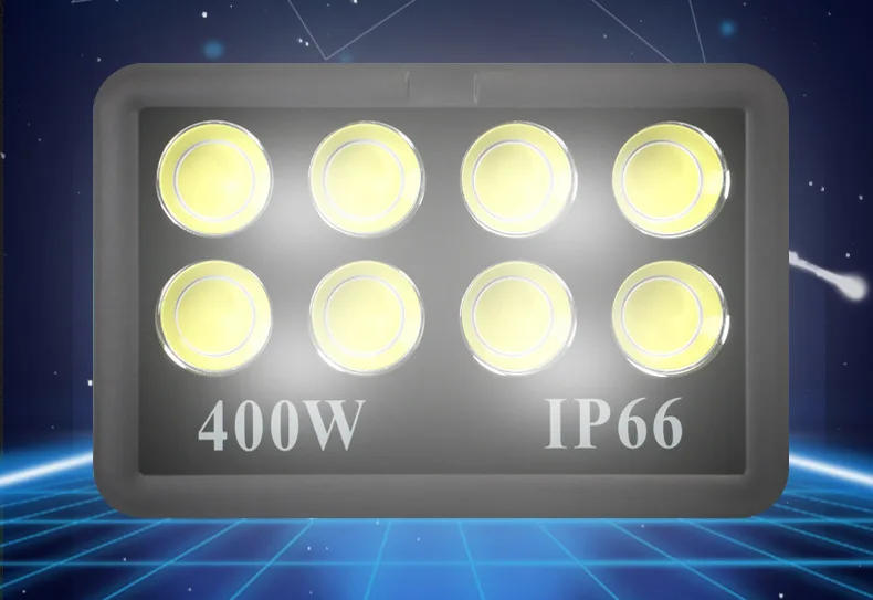 Description Picture 3 of itemWide-edge Integrated Floodlights COB Stadium Outdoor Waterproofing Project Rectangular Spotlight LED High-brightness Floodlight