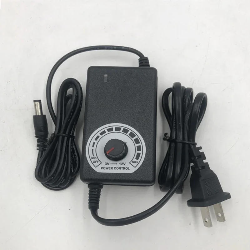 Description Picture 2 of item3-12V2a Adjustable Voltage Power Supply Adjustable Speed Power Supply DC LED Dimming Power Supply Adapter