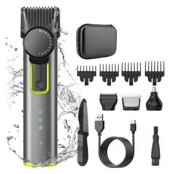 Cordless Rechargeable Hair Clipper & Trimmer Beard Trimmer For Men Adjustable Beard Trimmer With 4 Limit Combs Durable