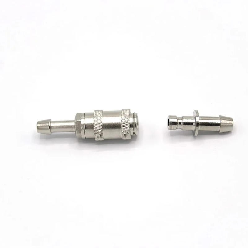 Description Picture 5 of itemNIBP Cuff Connector NIBP Air Hose Adapt Blood Pressure Cuff Connector Male Female Quick Disconnect Bayonet Airway Metal Joints