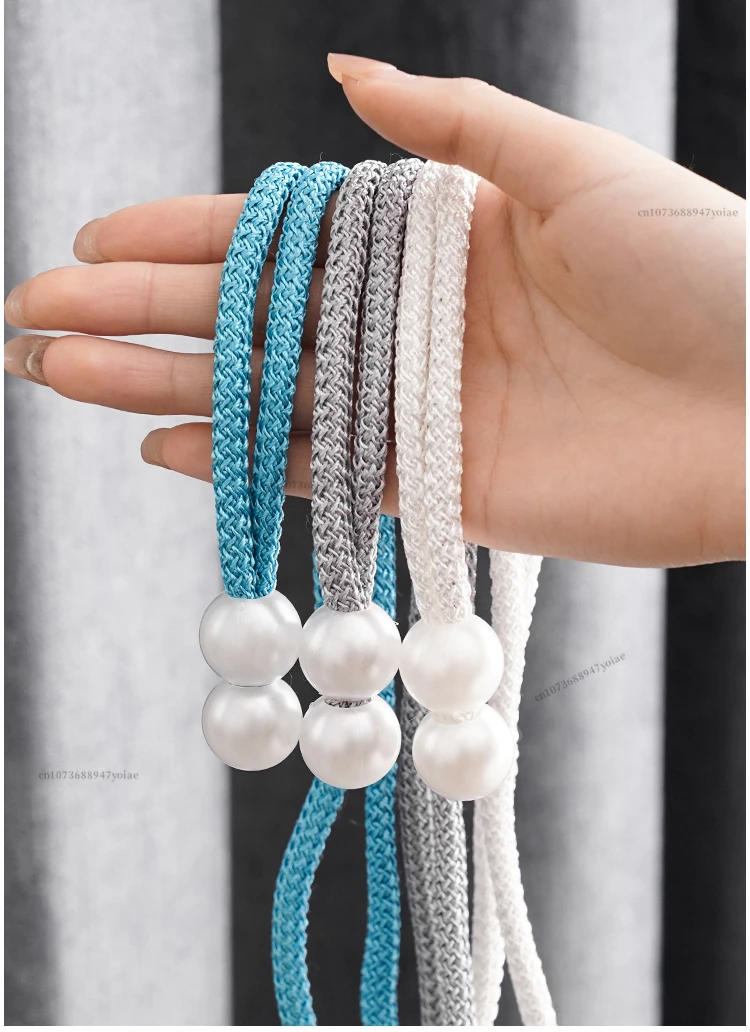 Description Picture 3 of itemPearl Curtain Clip Curtain Holders Tie Back Buckle Clips Hanging Ball Buckle Curtain Decorative Accessories