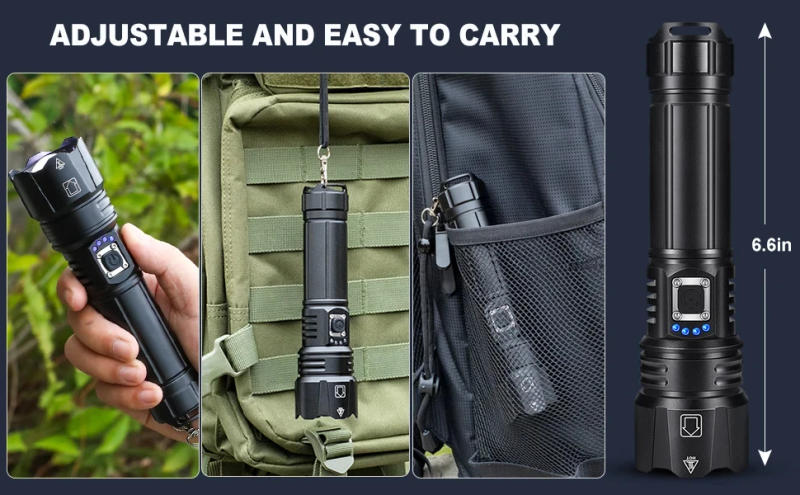 Description Picture 6 of itemMost Powerful LED Flashlight Rechargeable Torch Lighting 3000M Tactical Lantern Ultra Powerful Flashlight With Usb Charging