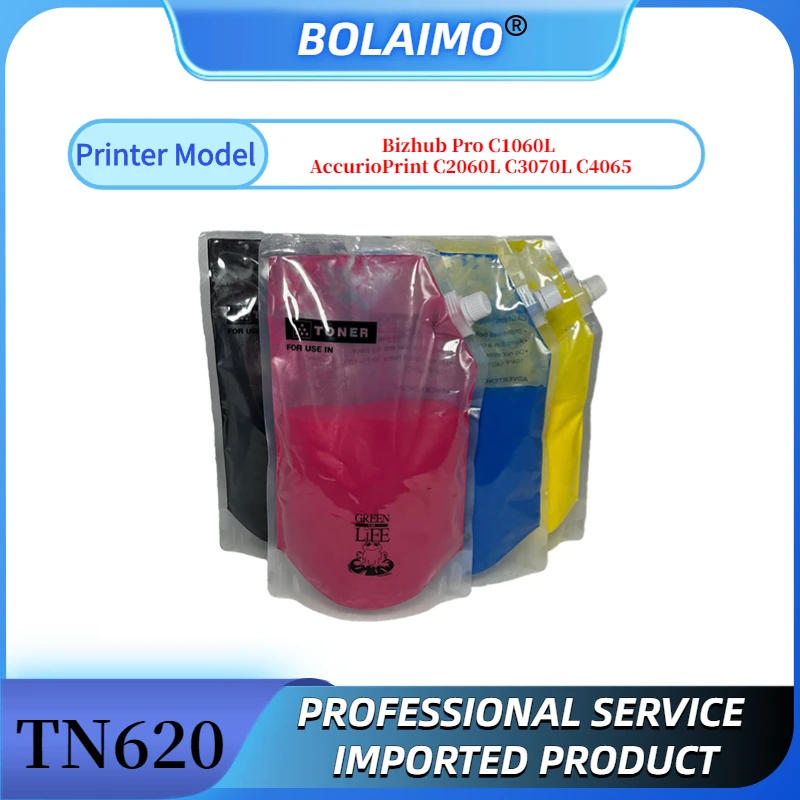 Description Picture 5 of item1kg/bag TN620 Toner Powder For Konica Minolta Bizhub Pro C1060L C2060L C3070L C4065 Toner Refill Japan Compatible Copier Toner