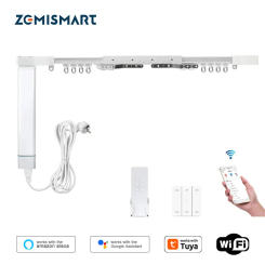 Zemismart WiFi Smart Curtain Track Blind Motor Smart Life Alexa Echo Google Home Alice Voice Control Electric Stage Curtains