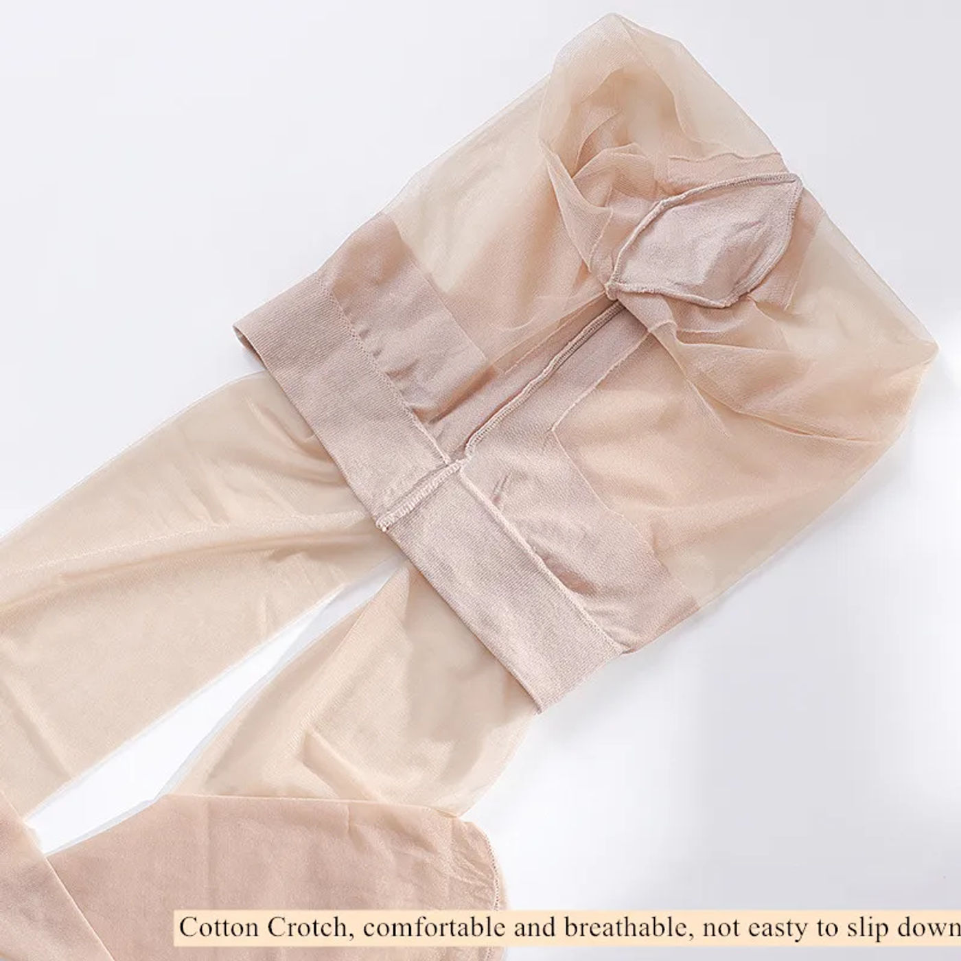Description Picture 5 of itemDOIAESKV New 10D Sexy Women Tights Transparent Women Pantyhose Ultra-thin Nylon Tights Breathable Female Stretchy Sheer Stocking