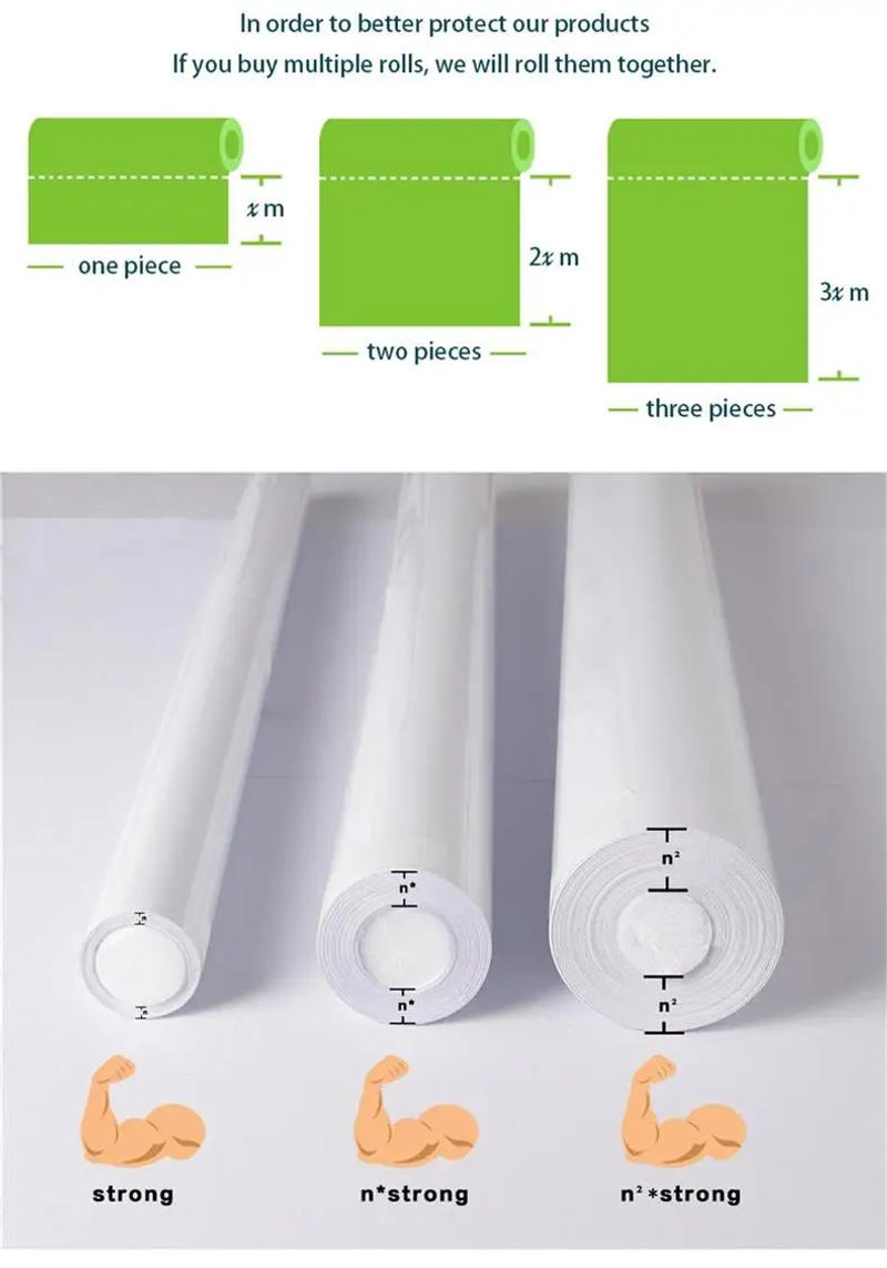 Description Picture 2 of itemMatte Black Waterproof Thick Vinyl Self Adhesive Wallpaper Muebles Renovation Oil Proof Kitchen Cabinets Armoire PVC Stickers