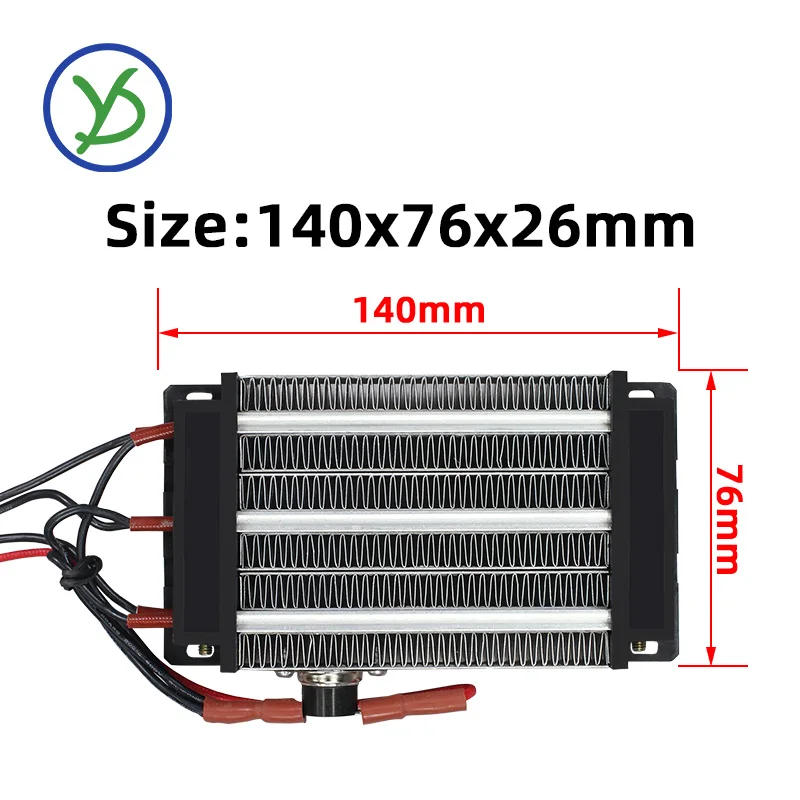 Description Picture 4 of item220V 750W ACDC Egg incubator heater Insulation-Thermostatic PTC ceramic air heater PTC heating element 96A3 140*76mm