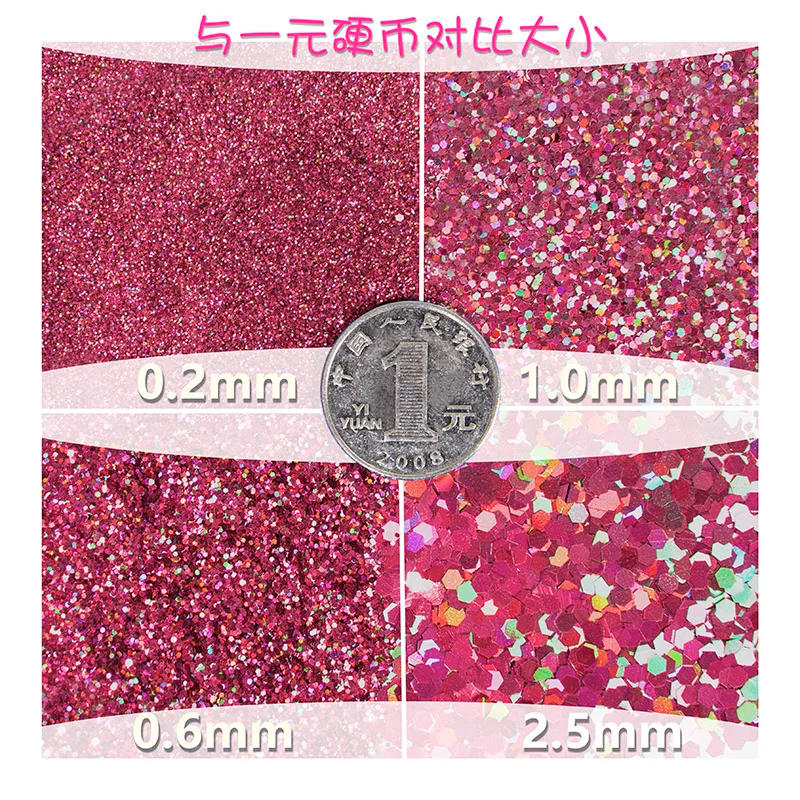 Description Picture 2 of item26Colors 0.2mm Laser Nail Glitter Powder Shiny Holographic Glitter For Cosmetic Nail Gel Polish Nail Craft Art Decoration 10g