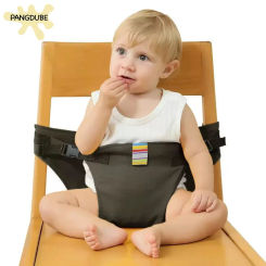 PANGDUBE Child Seat Harness Foldable & Portable Baby Meal Strap with Safety Fixed Belt Toddler Safety Belt for Baby Dining Chair