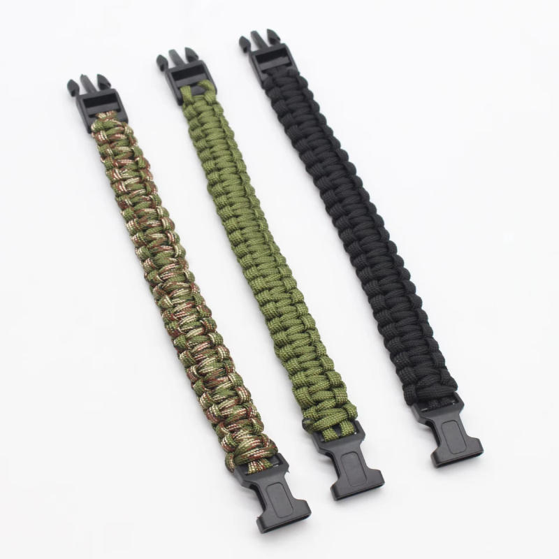 Description Picture 2 of itemOutdoor Paracord 23cm Adjustable Cobra Weave Camping Multi- Emergency Plaited Escape Survival Bracelet Climbing Tool