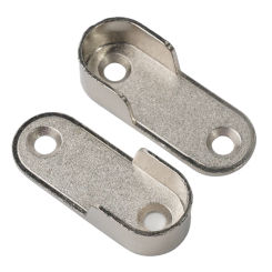 Cloth Holder Closet Brackets Accessories Practical Wardrobe Zinc Alloy Closet Rod Clothes Tube Support Thickening Holder